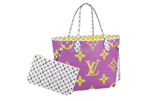 Louis Vuitton Monogram Giant (With Pouch) MM Lilac/ Yellow Lining (PreOwned) Bag