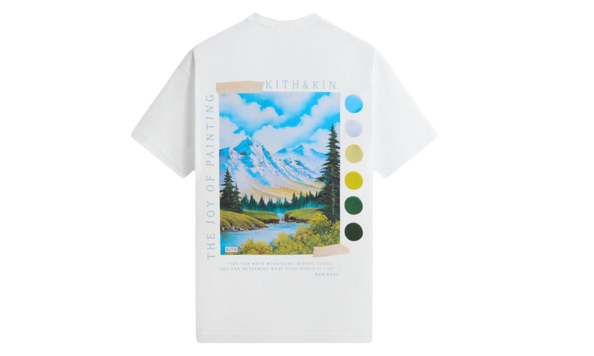 Kith x Bob Ross Palette White Pocket T-Shirt