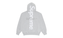 Supreme Satin Applique Grey Hoodie
